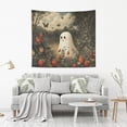 thumbnail image 2 of Yayeee Tapestry Wall Hanging for Bedroom 60" x 40" Living Room Home Wall Art Decor, Ghost in Strawberry Fields, 2 of 7