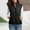 Black, variant on Quilted Vests for Women Stand Collar Waistcoat Lightweight Zipper Wram Black Sleeveless Ladies Jackets