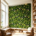 thumbnail image 4 of Artificial Hedge Fence Panel, Faux Greenery Privacy Screen Expandable Leaf Trellis for Balcony Patio Garden Wall Decor, Green, 4 of 6