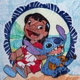 thumbnail image 3 of Disney Lilo & Stitch Blanket Ohana Means Family Ukulele at Beach 48"X60", 3 of 5