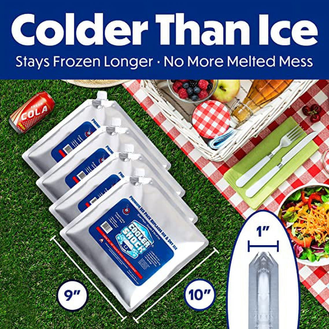 Cooler Shock Reusable Ice Packs Cold Compress for Injuries