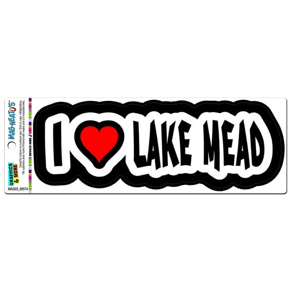 I Love Heart Lake Mead - Arizona Nevada MAG-NEATO'S(TM) Car/Refrigerator Magnet