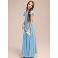 thumbnail image 6 of Drtj Fancy Girl Junior Bridesmaid Dresses Kids Sleeveless Cute Maxi Dress Teen Long Wedding Party Prom Gowns, 6 of 13