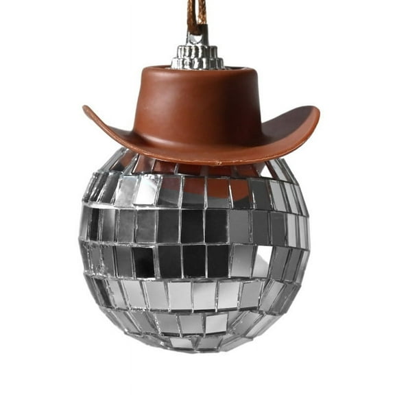 TOPRenddon Mini Disco Ball, Disco Ball Keychain, Mini Disco Ball Ornaments, Cowboy Hat Keychain, Disco Ball, Ball Party Decorations, Keychain, Cowboy Hat Ornament