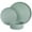Sage Green, variant on Gibson Home Crest 12 Piece Stackable Matte Melamine Dinnerware Set - Sage Green