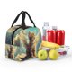 thumbnail image 5 of Fotbe Sunshine Cloud Cute Cat Bolsa Térmica con Estampado y Forro de Aluminio Grueso Bolsa de Almuerzo con Bolsillo Frontal para Hombres y Mujeres, Ideal para Trabajo, Escuela, 5 of 8