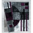 thumbnail image 4 of United Weavers Drachma Attica Modern Abstract Accent Rug, Plum, 1'10" x 2'8", 4 of 5