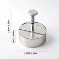 thumbnail image 3 of Graflsoa Stainless Steel 304 Burger Press Mold - 100mm Round Patty Maker for Home Use, 3 of 6
