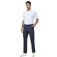 thumbnail image 4 of Tyhengta Mens Golf Pants Stretch Work Dress Pants 30"/32" Quick Dry Lightweight Casual Comfy Trousers with Pockets Navy blue 32Wx34L, 4 of 7
