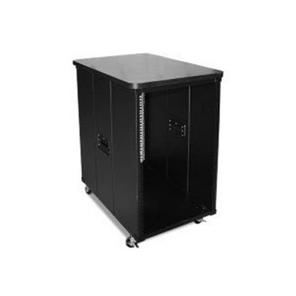 18U 800 mm Simple Server Rack with Wood Top