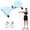 Blue, variant on Waist Twisting Machine & Ab Twister Machine - 300 Lbs Noiseless Waist Twister Board for Core Exercise, Home Gym Fitness Equipment with Resistance Bands