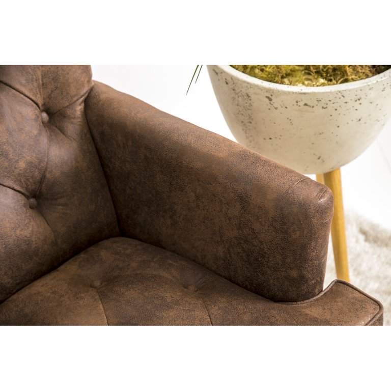 Aliya 28 Wide Tufted Club Chair Swivel No Weight Capacity lbs 250 Walmart