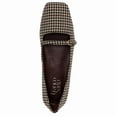 thumbnail image 4 of Franco Sarto Women's Black Multicolor Houndstooth Fabric Tayana Flats 7W, 4 of 5