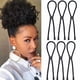 thumbnail image 2 of 6 Lazos de Caballo Afro Puff, Ajustables para el Cabello, Diadema Larga Moño Pelo Rizado Natural Grueso, Largos, 2 of 5