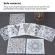 thumbnail image 5 of Plantillas De Mandala Reutilizables, Material De Pet Ecológico, Pintura De Puntos De Mandala, Plantillas Huecas Para Rocas, Pintura De Pared De Madera, Proyectos De Pintura Diy Para Niños 1 Juego Serendint HA020577-00, 5 of 6