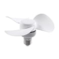 thumbnail image 2 of Bunblic E27 Base Ceiling Fan Socket Fan Silent Working Small High Performance Powerful Wind Easy Setup for Bedroom Living Room Indoor 14cm, 2 of 8