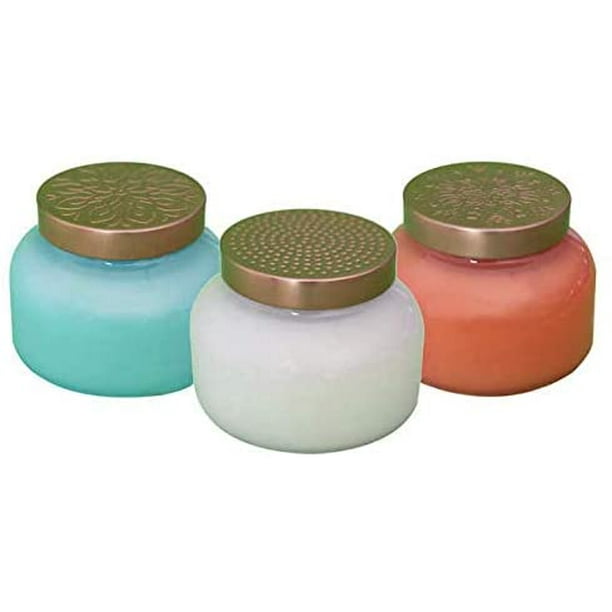 Sea & Sand 9oz Soy Blend Scented Candles Infused with Essential Oils Candles 3-Piece Set