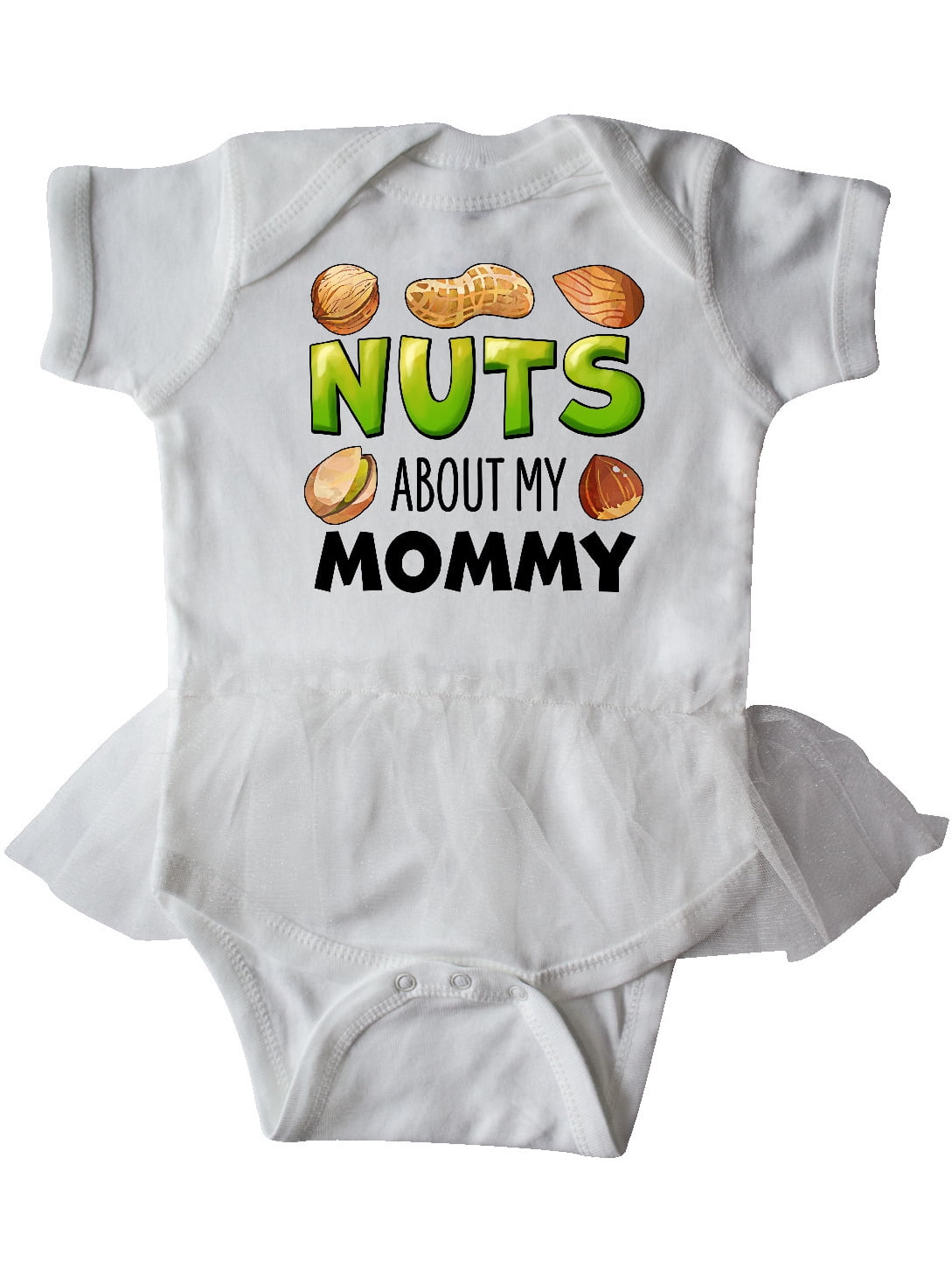 Pistachio Infant Tutu Bodysuit Almond inktastic Nuts About My Mom Peanut