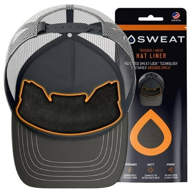 Trucker & Mesh Hat Sweat Liner 12 Pack by NoSweat - Made in the USA