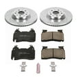 thumbnail image 3 of PowerStop Front Z23 Evolution Sport Carbon-Fiber Ceramic Brake Pad and Drilled & Slotted Rotor Kit Fits: CADILLAC CHEVROLET Select Models K6998, 3 of 10