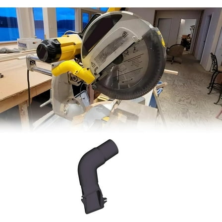 Miter Saw Dust Collection Fitting For Dewalt Dw708, Improve Dust Control, Accurate Fit, Essential Accessory for Clean Work Area