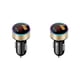 thumbnail image 4 of sweethay de coche de 36W de doble puerto de carga rápida 6A Fast PD USB C para QC3.0 tipo C de teléfono móvil de coche Oro 2Conjunto, 4 of 6