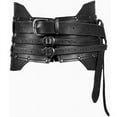 thumbnail image 3 of Retro Belt Medieval PU Leather Armor Adjustable Wide Studded Waist Belt For Halloween Cosplay Costume Accessory, 3 of 6