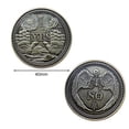 thumbnail image 4 of Gótico SÍ NO Ouija Predicción Decisión Moneda Colección de recuerdo Moneda de la suerte, 4 of 4