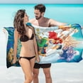 thumbnail image 4 of The Little AND Mermaid Double-Side bath Towel.30" x 60", 4 of 7
