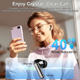 thumbnail image 3 of Audífonos Inalámbricos, Audífonos Bluetooth 5.4 Estéreo de Bajos, Audífonos con Micrófono con Cancelación de Ruido y Pantalla LED, 36H de Reproducción en Audífonos Intrauditivos, Audífonos Deportivos, 3 of 7