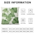 thumbnail image 5 of GOSMITH  Green Plant Throw Pillow Covers Decorative Green Succulent Leaves Square Pillow Cases Farmhouse Spring Green Plants Cushion Covers for Sofa Couch Home Decoration, 5 of 5