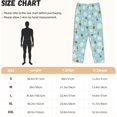 thumbnail image 2 of PISONIC Flying Yellow Bees Cute Printed Women's Pajama Pants, Comfy Pajama Bottoms With Pockets&Drawstring, 2 of 7