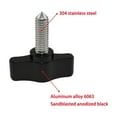 thumbnail image 4 of Stainless Steel Thumb Screws Replacement Hand Twist Lock Screws Smooth Threads Fasteners for Photography Gear Enduring, 4 of 7