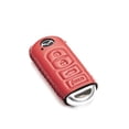 thumbnail image 3 of Vitodeco Genuine Leather Smart Key Fob Case Cover Protector - Compatible for Mazda 3, 6, CX-5, CX-7, CX-9, MX-5 Miata, Atenza Axela - 4 Buttons, Red, 3 of 6