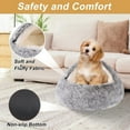 thumbnail image 6 of Reyox Dog Beds for Small Dogs Cats,Washable Covered Dog Bed,Puppy Calming Donut Dog Cat Beds, 24" x 24", 6 of 8