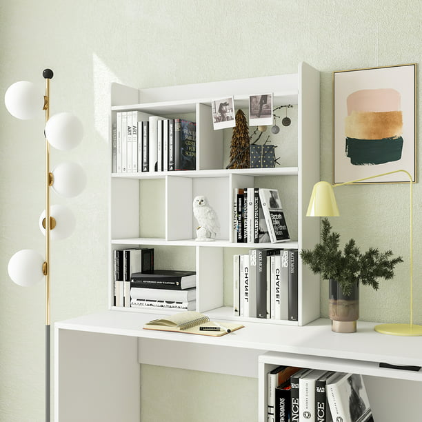 Kadell Metal Wood Heart Shaped Design, Shelf Bookcase Wall