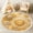 Color 3, variant on Washable Non Slip 3ft Round Rug, Roosters Sunflowers Vintage Floral Cream Circle Area Rugs with Tassels Carpet for Nursery Bedroom Living Room Playroom Tent Rug Tent Castle
