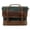 Aqua, variant on Vintage Oil-Waxed Canvas & Leather Laptop Messenger Bag - Waterproof Briefcase for Work, Travel