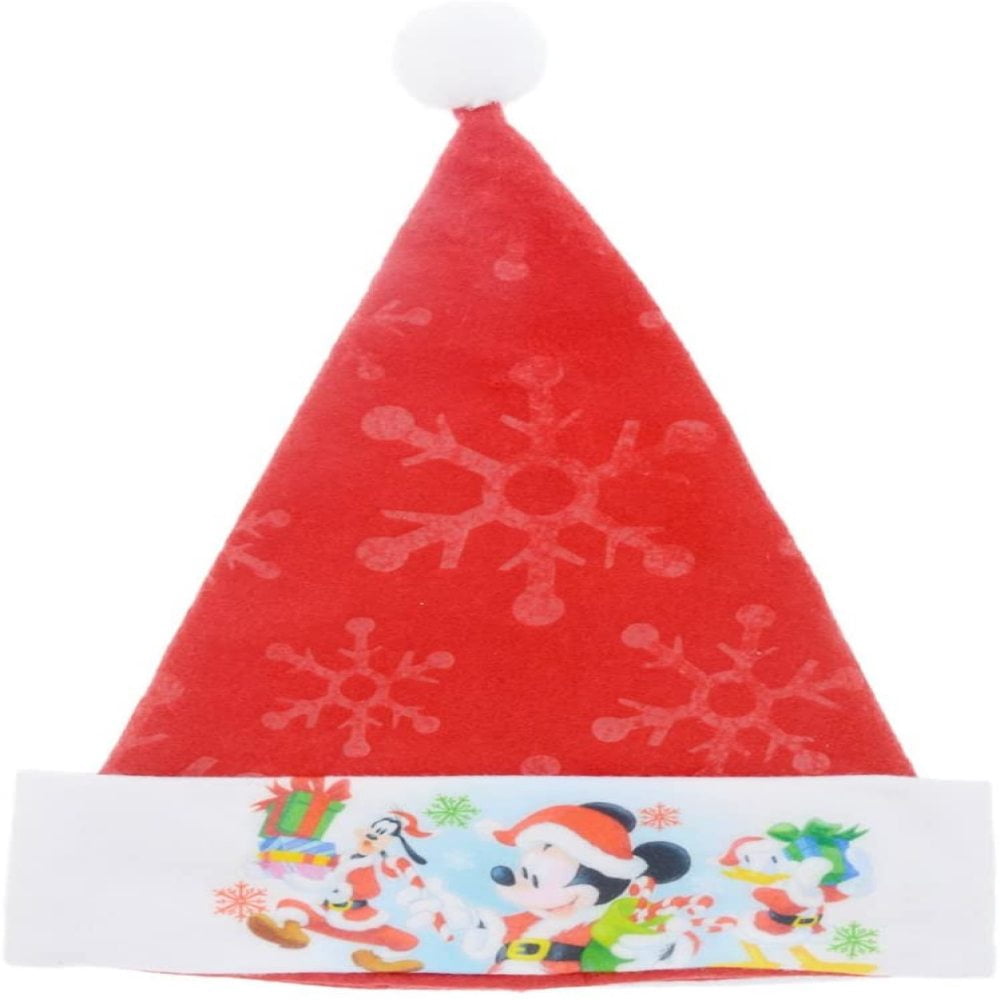 Minnie Mouse Festive Felt Santa Hats 