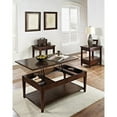thumbnail image 2 of Steve Silver Company Wood Crestline End Table in Brown Walnut Finish, 2 of 3