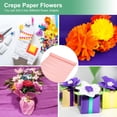 thumbnail image 4 of Papel Crepé, Streamer de Papel Crepé Suave de 8.2ft x 20 Pulgadas / 250 x 50cm, Decorativo [Rosa], 4 of 7