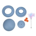 thumbnail image 2 of Puzzle Kitten Exercise Toy, Turntable Cat Toy, Interactive Automatic Ball Toy with Rotating Mechanism, Captivating Distraction for Cats, Built to Last & Indoor Play, Enhance Cat, 2 of 7