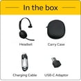 thumbnail image 7 of Jabra Evolve2 65 - USB-C UC Mono - Black Wireless Headset / Music Headphones, 7 of 7