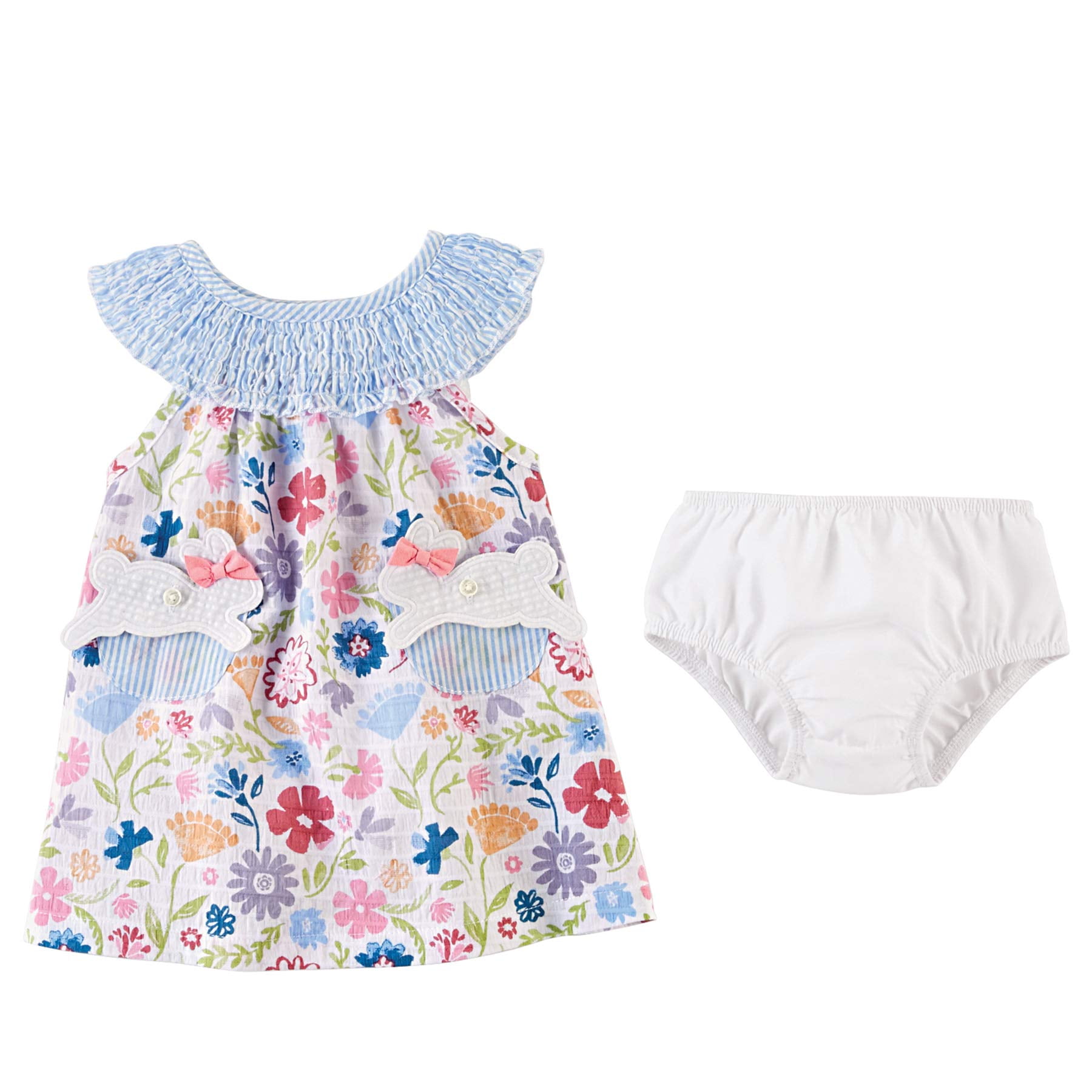 smocked easter dress baby