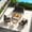 Black, variant on 4 Piece Patio Furniture Set for 4, Metal Patio Conversation Set with Coffee Table, All-Weather Outdoor Furniture for Porch, Balcony and Sunroom, Gray/Black