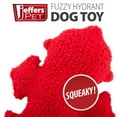 thumbnail image 2 of Jeffers Pet Plush Dog Toy with Squeaker, Fire Hydrant 8" - Soft Crinkle Fabric, Safe & Durable, Healthy Fun for Small & Medium Dogs, Interactive Play, Fetch, Tug - Best Gift for Active Games, 2 of 5
