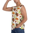 thumbnail image 3 of Fotbe Men's Camiseta sin Mangas Estampada para Hombres, Playera Casual para Gimnasio, Entrenamiento, Playa-Large, 3 of 7