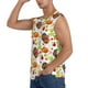 thumbnail image 3 of Fotbe Men's Camiseta sin Mangas Estampada para Hombres, Playera Casual para Gimnasio, Entrenamiento, Playa-Small, 3 of 7