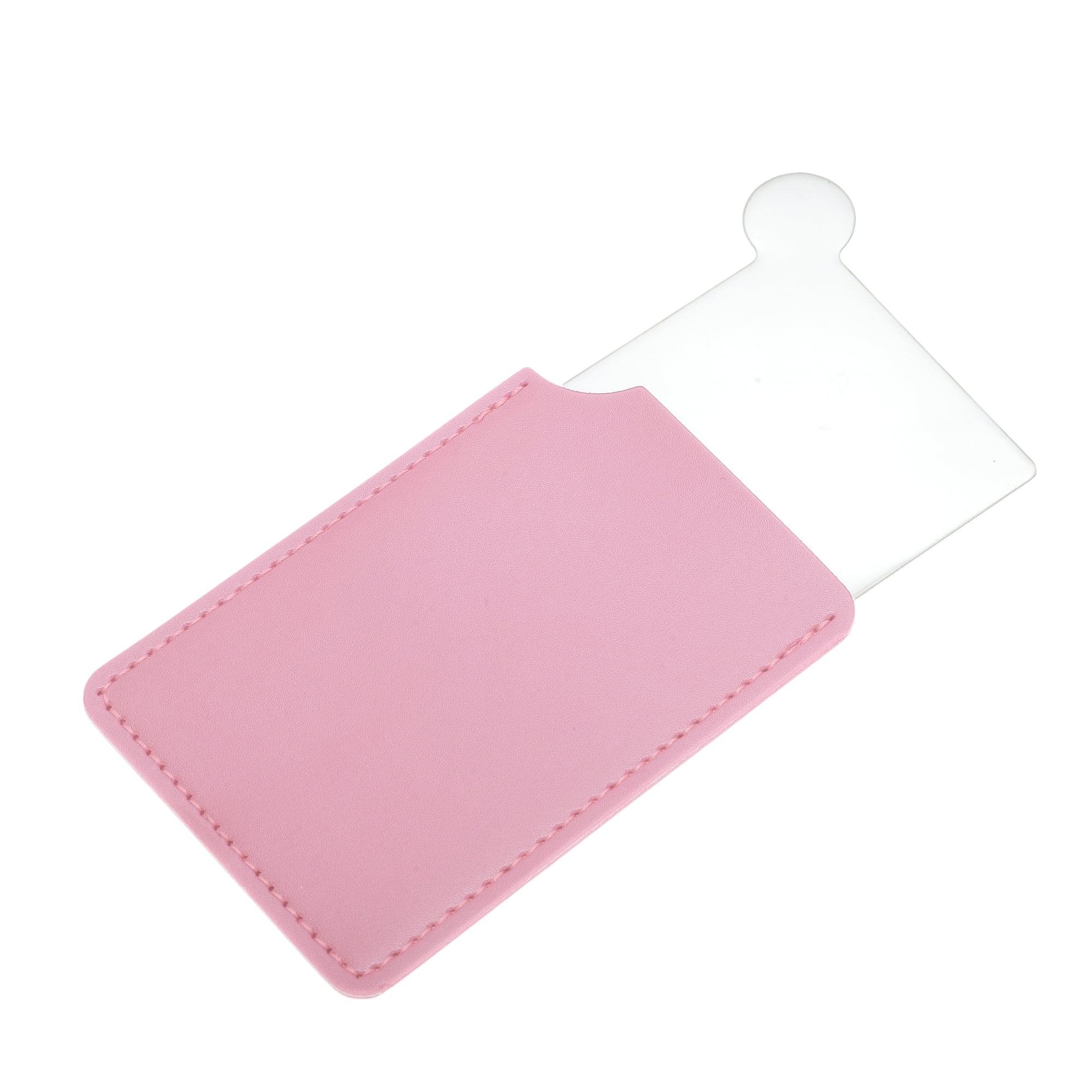 Unique Bargains 1 Pc Convenient Makeup Mirror Pink