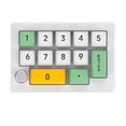 thumbnail image 2 of Teclado mecánico para jugar con una mano, 12 teclas, miniteclado programable con perilla, Teclado mecánico , blanco CUTICAT teclado del juego, 2 of 8